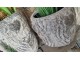 Bronzovo - hnědý antik obal na květináč/ váza Topf - 18*18*26 cm