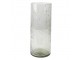 Skleněná transparentní foukaná váza Sandy - Ø 10*25 cm