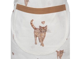 Dětská bavlněná zástěra s kočičkami Kitty Cats - 48*56 cm