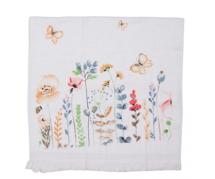 Bavlněný froté ručník Flowerbomb - 40*66 cm