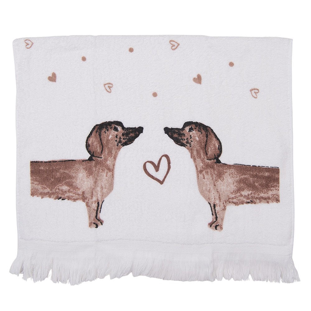 Kuchyňský froté ručník s jezevčíky Dachshund Love - 40*66 cm