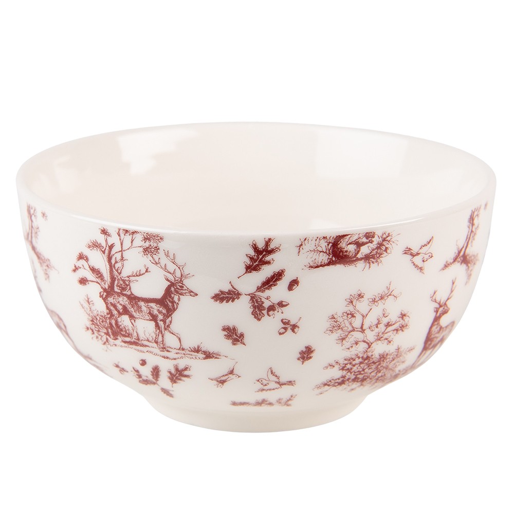Porcelánová miska na polévku Pretty Forest - Ø 14*7 cm / 500 ml