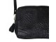 Černá kabelka přes rameno s imitací krokodýlí kůže - 19*14*5cm