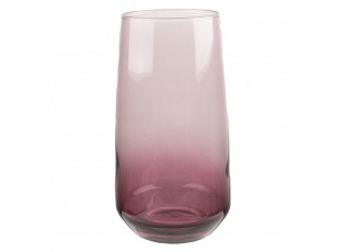 Fialová sklenička na vodu Walt - Ø 6*14 cm / 430 ml