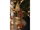 Bronzový svítící skleněný vánoční stromek Led S - Ø 9*25 cm
