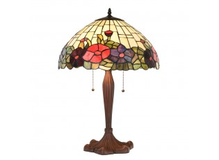 Stolní lampa Tiffany Loretta - 42x60 cm E27/max 2x60W