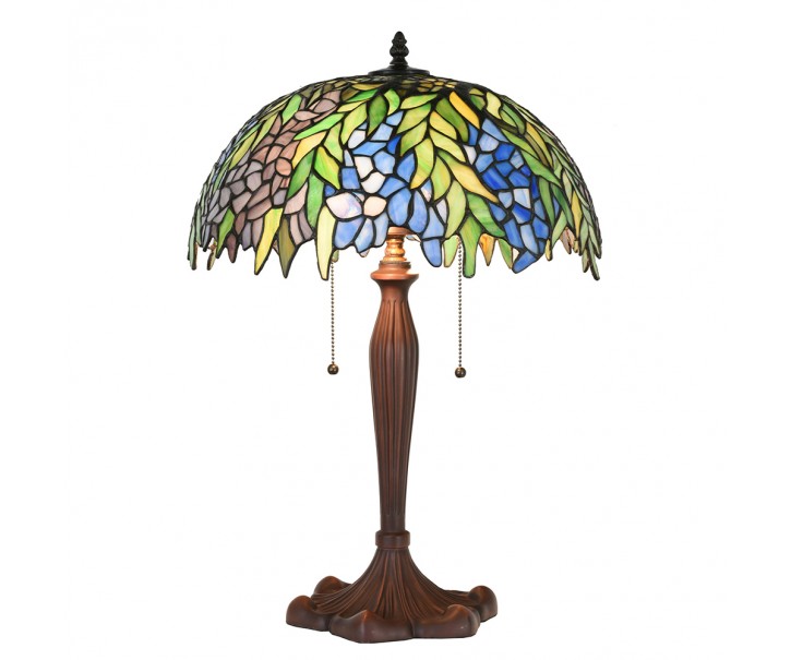 Stolní lampa Tiffany - Ø 41*60 cm E27/max 2*60W