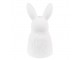 Bílá keramická dekorace socha králíka - 11*11*21 cm