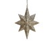 Bronzová antik kovová závěsná hvězda Vire - 28*5*37 cm