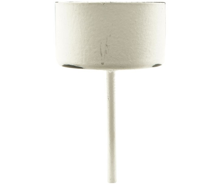 Bílý antik zápich na čajovou svíčku - Ø 4,2*9 cm