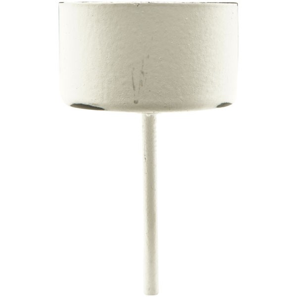 Bílý antik zápich na čajovou svíčku - Ø 4,2*9 cm