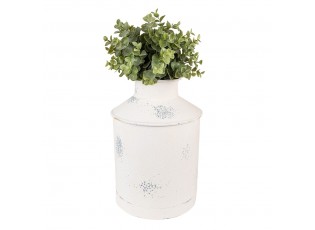 Béžová dekorativní plechová váza Fun Antique - Ø19*28 cm