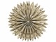 Champagne papírová hvězda Vintage s glitry - 25cm