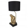Černo-zlatá stolní lampa Buddha - Ø 26*54 cm E27/max 1*60W