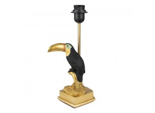 Zlato-černá noha stolní lampy Toucan gold - 14*10*31 cm