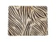 Kožené obdélníkové prostírání Zebra (bos taurus taurus) - 30*40*0.5cm