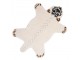 Vlněný kusový koberec medvěd Polar Bear- 60*90*2 cm