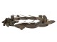 Mosazný antik kovový adventní věnec Chain - Ø 19*2 cm