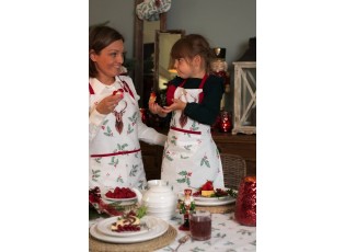 Dětská kuchyňská zástěra Holly Christmas - 48*56 cm
