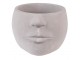 Květináč Šedý 17x15x10 cm - 17x15x10 cm Clayre & Eef