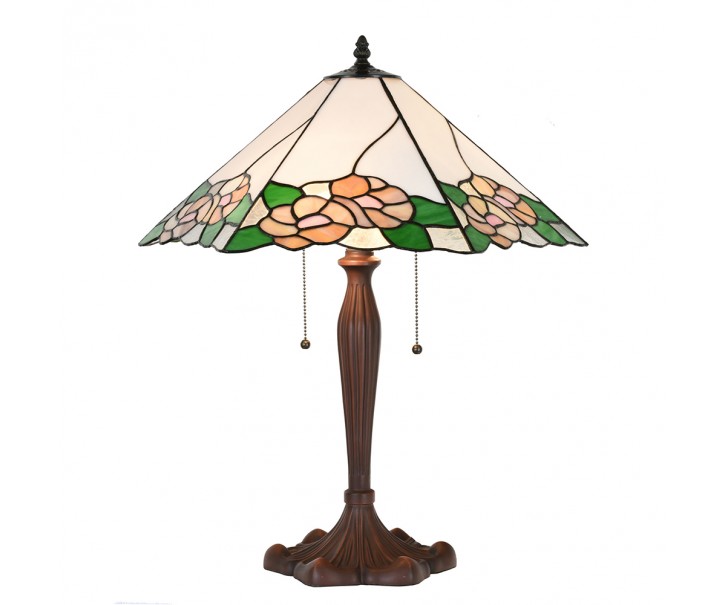 Stolní lampa Tiffany Fae - 44x61x64 cm E27/max 2x60W