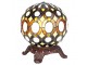 Stolní lampa Tiffany ve tvaru koule Gulia - Ø 20*25 cm E14/max 1*25W