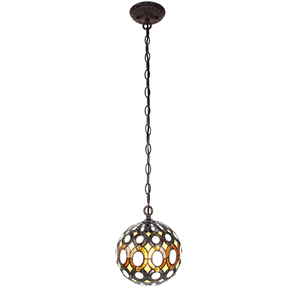 Závěsné svítidlo Tiffany Gulia - Ø 20*116 cm E14/max 1*25W