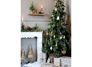 Zelený vánoční stromek v jutě Fleur Fir Tree - 36cm