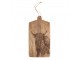 Dřevěné prkénko s dekorem býka a provázkem - 30*15*1 cm
