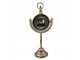 Bronzové antik stolní hodiny s výrazným odřením - 17*11*38 cm / 1xAA