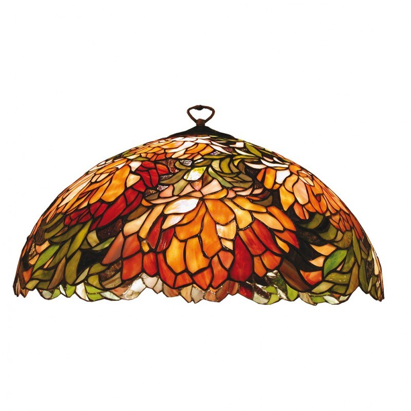 Květované stínidlo Tiffany Garden - Ø 50*24 cm
