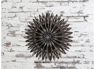 Čokoládová papírová hvězda Vintage paper star - 25cm