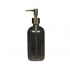 Skleněná granitová láhev s pumpičkou - Ø 8*22cm/480ml Materiál : sklo, plastBarva : granitová, černá, bronzová Pěkná skleněná láhev s pumpičkou na vaše mýdlo, krém atd... Včetně černé náhradní pumpičky.