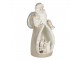 Dekorativní soška Santy se zvířátky s LED osvětlením - 8*7*17 cm