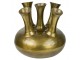 Bronzová antik kovová raw váza Tulip - 33*33*32cm