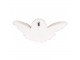 Béžová nástěnná socha hlava anděla s křídly Angel - 56*13*14cm
