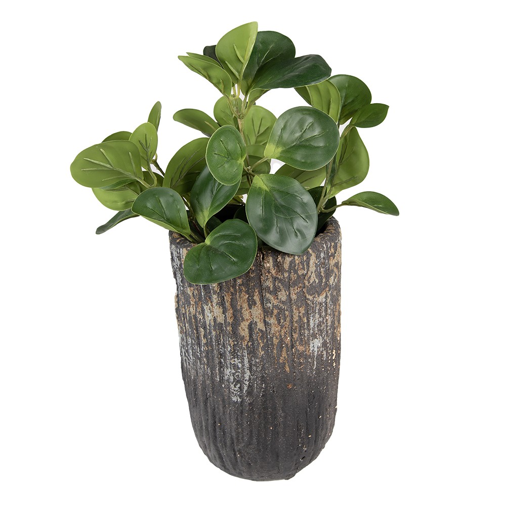 Granitový antik vysoký květináč - Ø15*24 cm