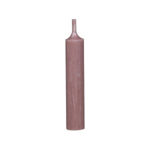 Taupe úzká krátká svíčka Short dinner candle - Ø 2 *11cm / 4.5h