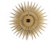 Měděné antik nástěnné kovové hodiny ve tvaru slunce Sun - Ø 69*4 cm / 1*AA
