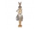 Dekorace králík ve zlatém obleku - 14*10*44 cm