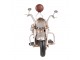 Dekorativní retro model stříbrná motorka - 19*9*11 cm