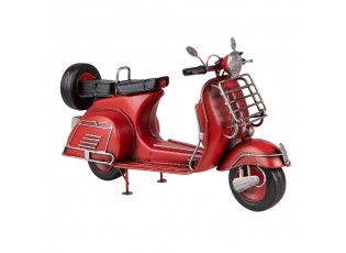 Dekorativní retro model červený scooter  - 30*11*17 cm