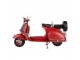 Dekorativní retro model červený scooter - 30*11*17 cm