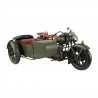 Dekorativní retro model zelená vojenská motorka se sajdkárou - 38*26*18 cm Barva: vojenská zelená antikMateriál: kovHmotnost: 1,6 kg