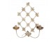 Nástěnná béžová vintage lampa - 43*16*55 cm E14 /max 2x25W Clayre & Eef