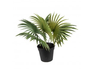 Dekorační zelená umělá rostlina palma - 43*40*33 cm