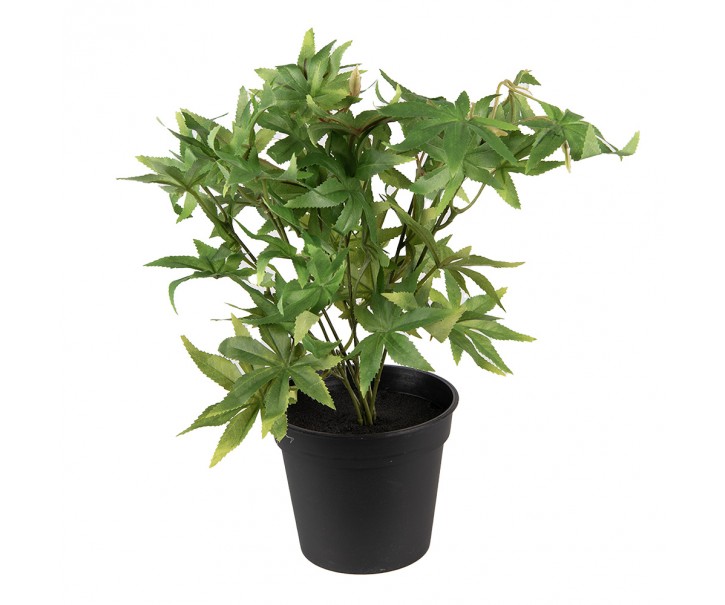 Dekorační zelená umělá rostlina - 34*34*36 cm