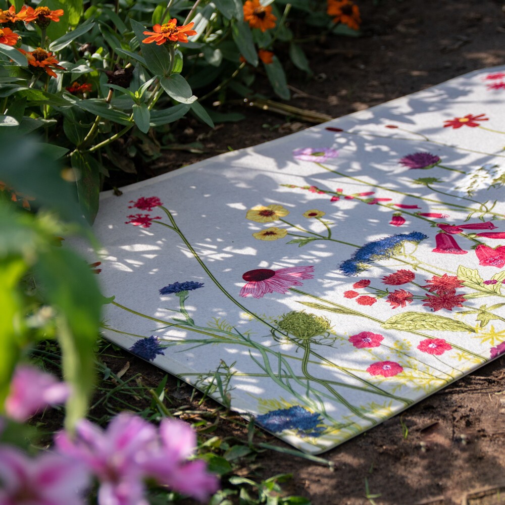 Barevná rohožka Wild Flowers - 75*50*1cm