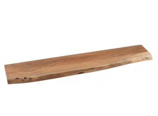 Nástěnná dřevěná police z akáciového dřeva Gerard Acacia L - 115*26*4cm