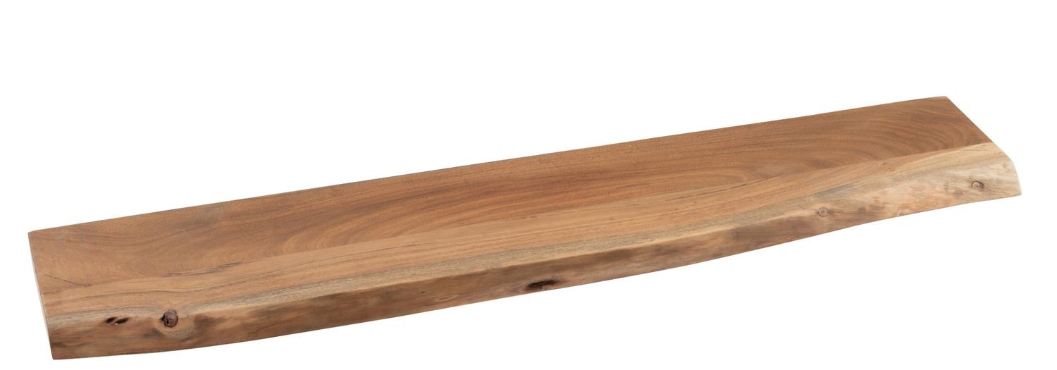 Nástěnná dřevěná police z akáciového dřeva Gerard Acacia L - 115*26*4cm J-Line by Jolipa